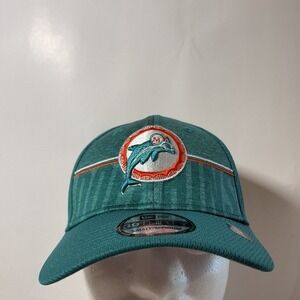 New Era 39THIRTY Miami Dolphins Teal NFL Hat NEW‎ S/M